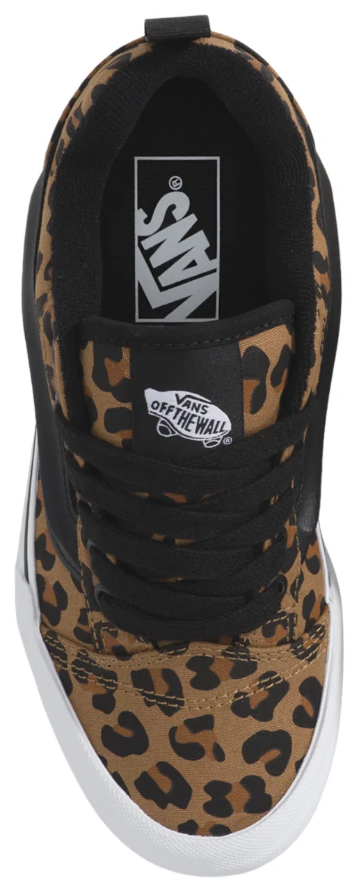 Кеды для девочек Knu Skool Vans, цвет Leopard/Black — фото 4