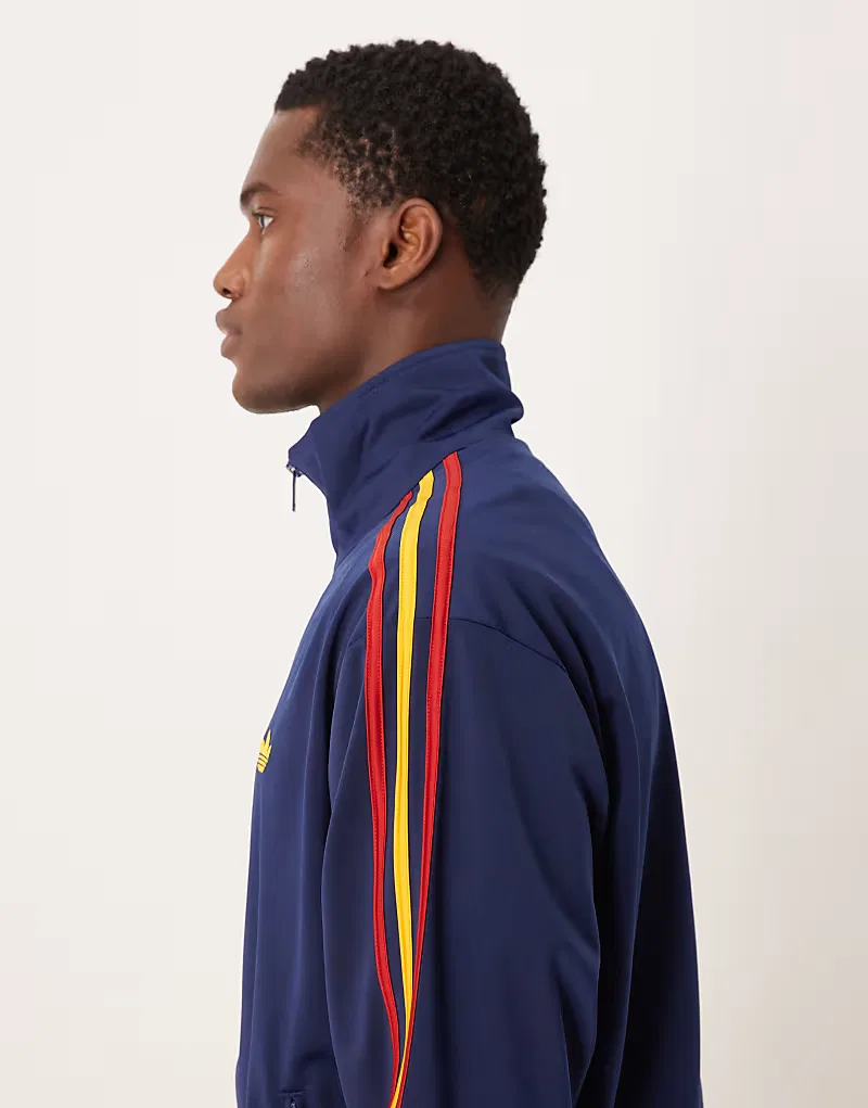 Куртка спортивная Firebird Adidas Originals, желтый/темно-синий — фото 4