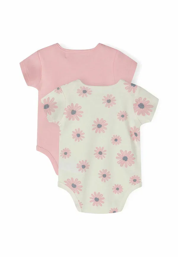 Футболка хлопковая 2 pack short sleeve Minoti, light pink, светло-розовый/кремовый — фото 3
