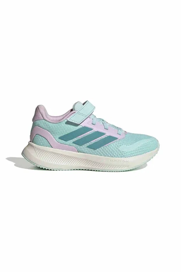 Детские кроссовки для девочек с принтом Runfalcon 5 Adidas, Hello Mint / Mint Ton / Ice Lav