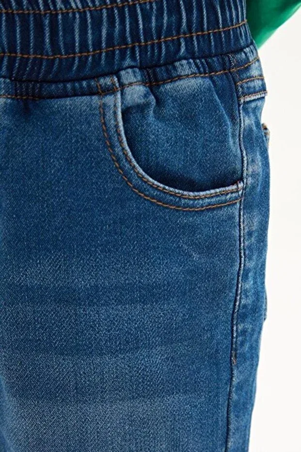 Детские шорты для мальчиков джинсовые Nebbati, Navy Blue — фото 3