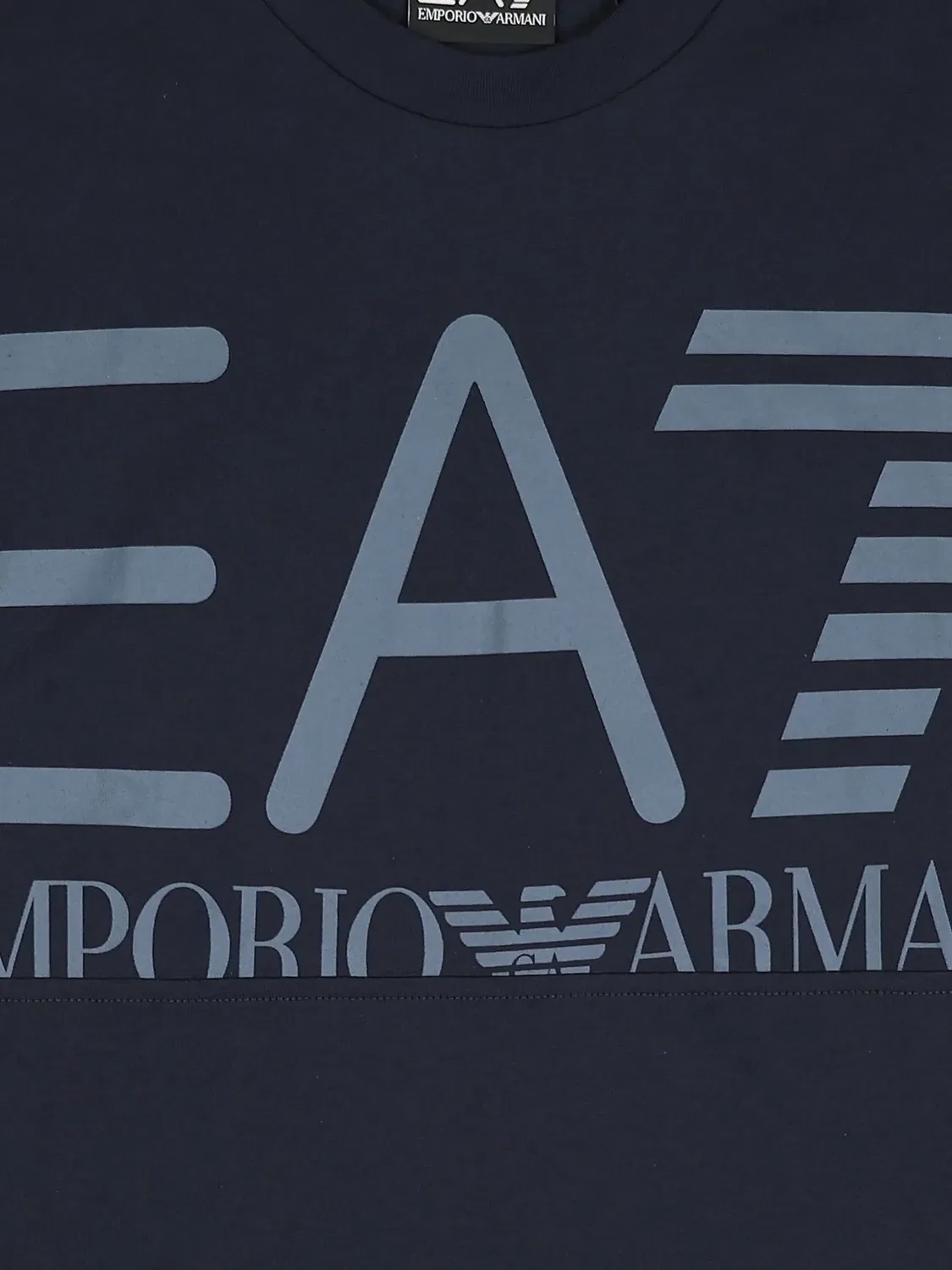Футболка с логотипом Ea7 Emporio Armani, синий — фото 3