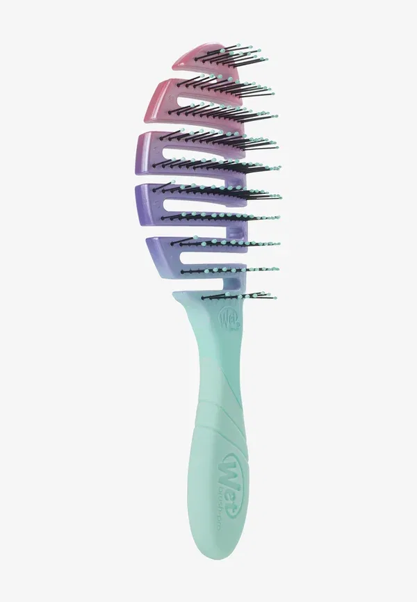 Расческа для влажных и сухих волос Pro Flex Dry Wet Brush Blue — фото 3