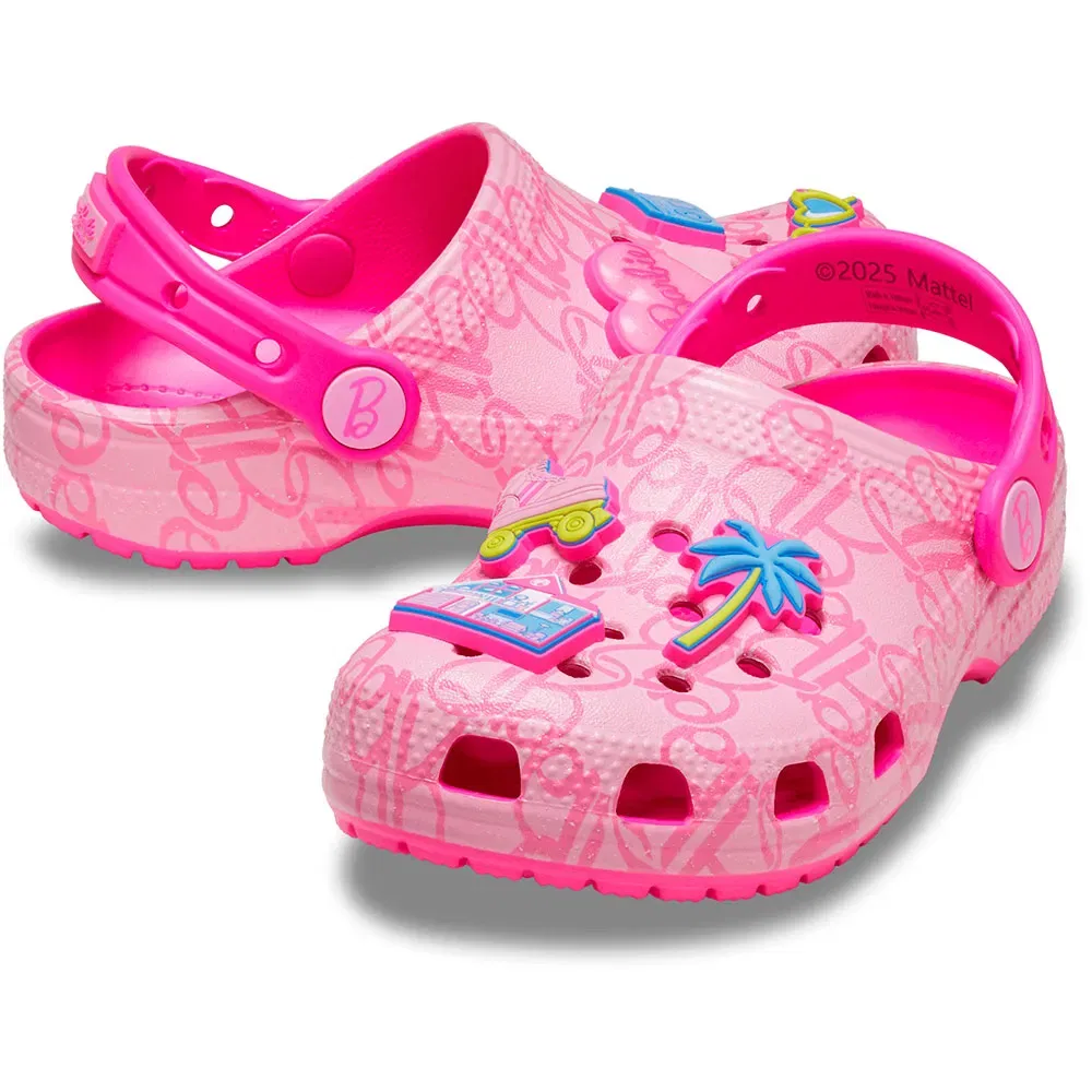 Сабо Crocs Mattel розовый Barbie Classic T, розовый — фото 4