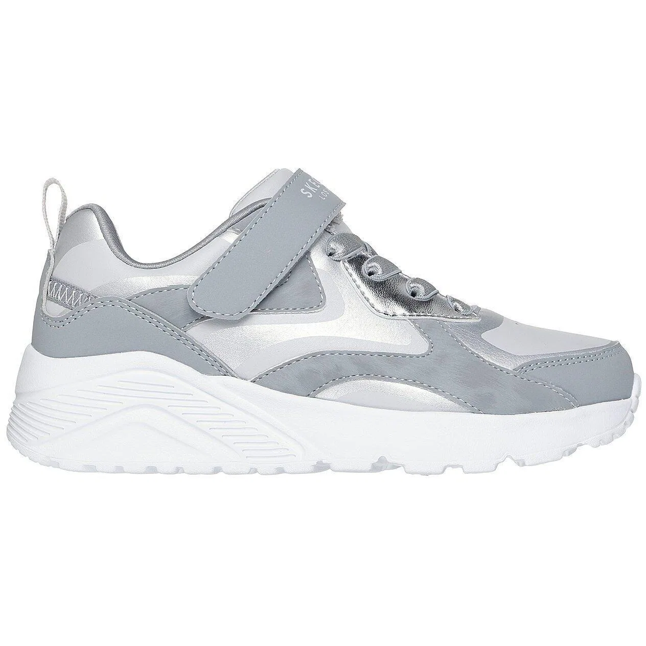 Детские кроссовки с металлическим блеском Skechers Uno Lite-metallic Burst, Grau