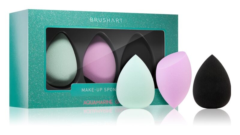 

Губка для макияжа AQUAMARINE GREEN (3 шт.) BrushArt Make-up Sponge Set