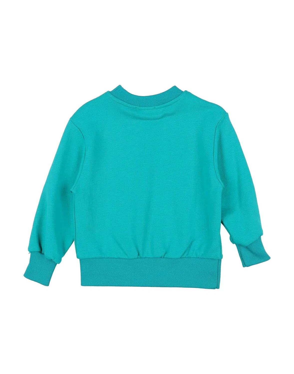 Детский свитшот для мальчиков с принтом Msgm, Emerald Green — фото 2