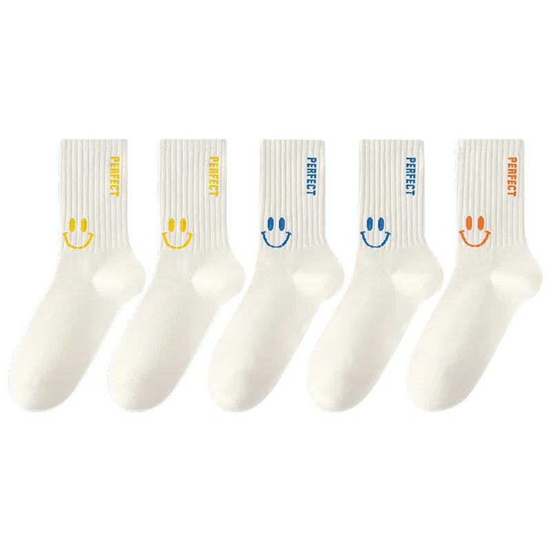 Детские носки гольфы 5 пар с длинным голенищем, 5 Pack, MIIOW