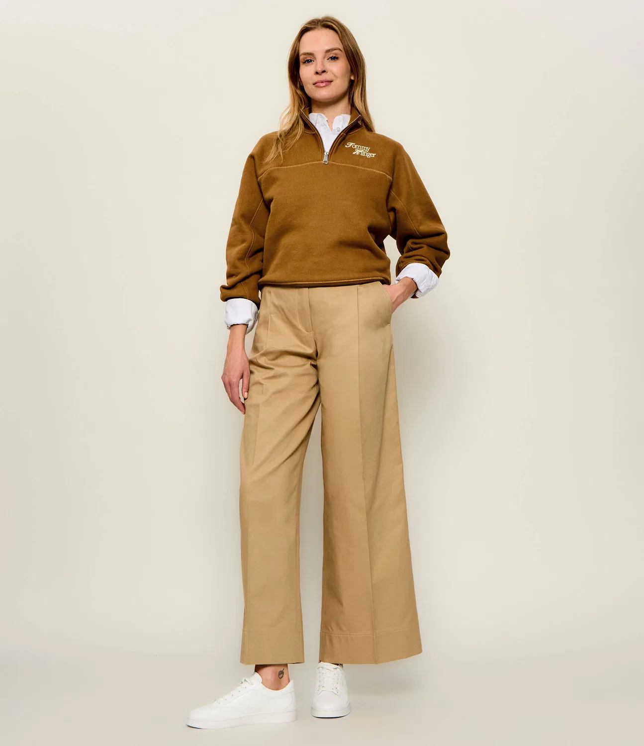 Худи с молнией Script Tommy Hilfiger, Marrone — фото 2