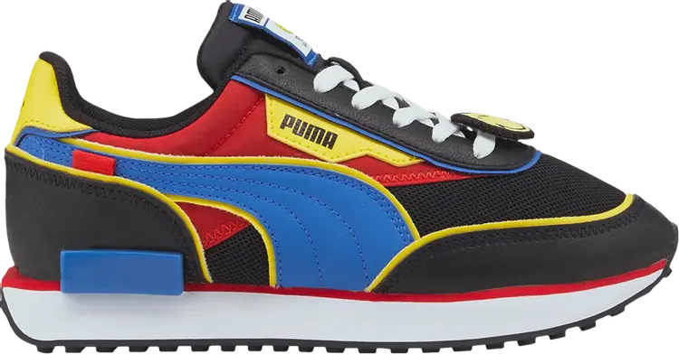 

Кроссовки Puma SmileyWorld x Future Rider Big Kid Black Royal Blue, черный