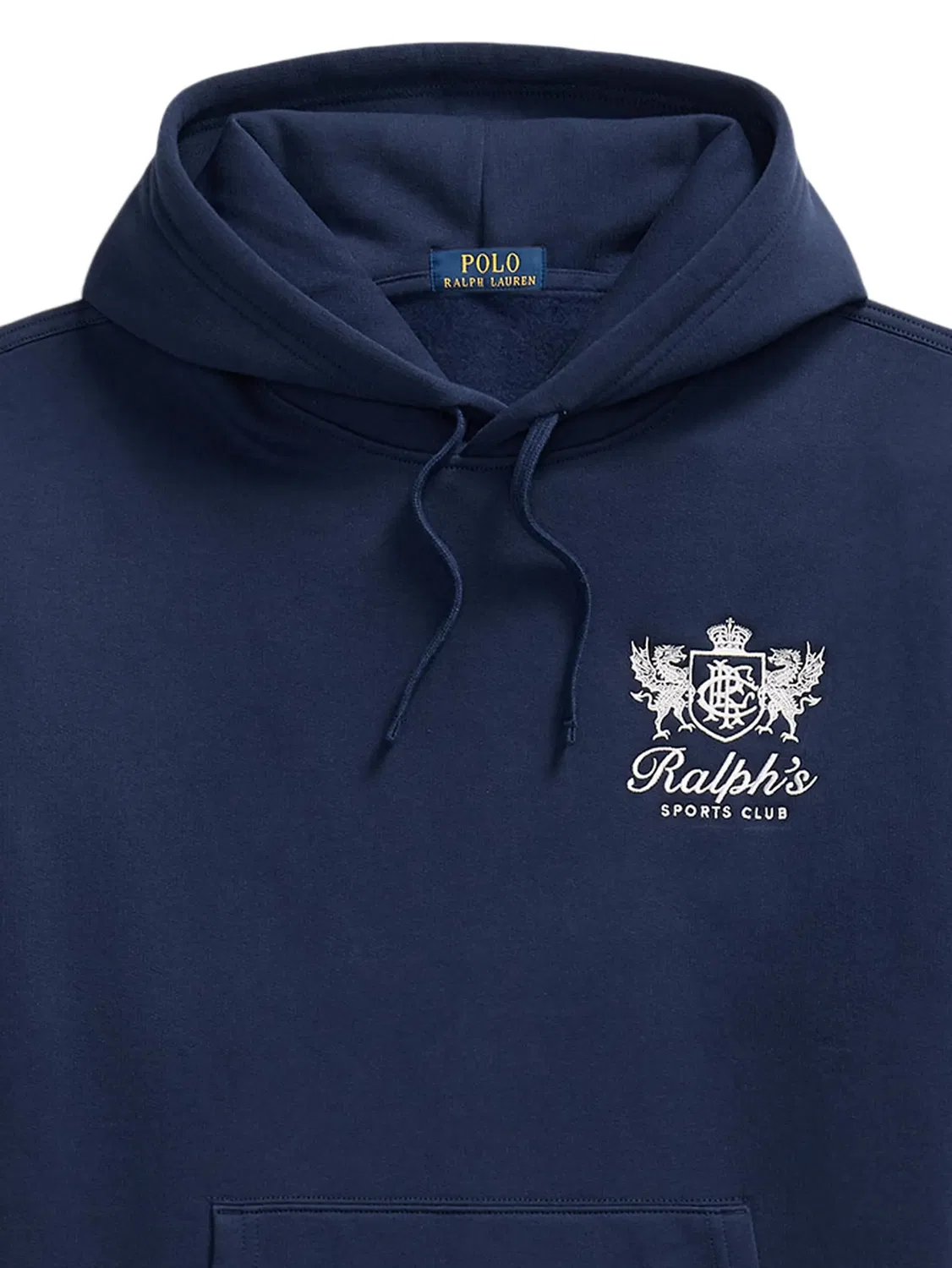 Худи с логотипом синего цвета Polo Ralph Lauren, синий — фото 2