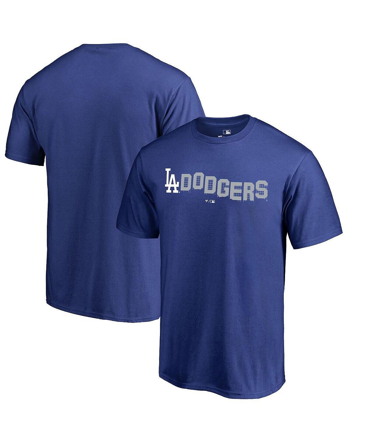 

Мужская фирменная футболка royal los angeles dodgers hometown collection hollywood Fanatics