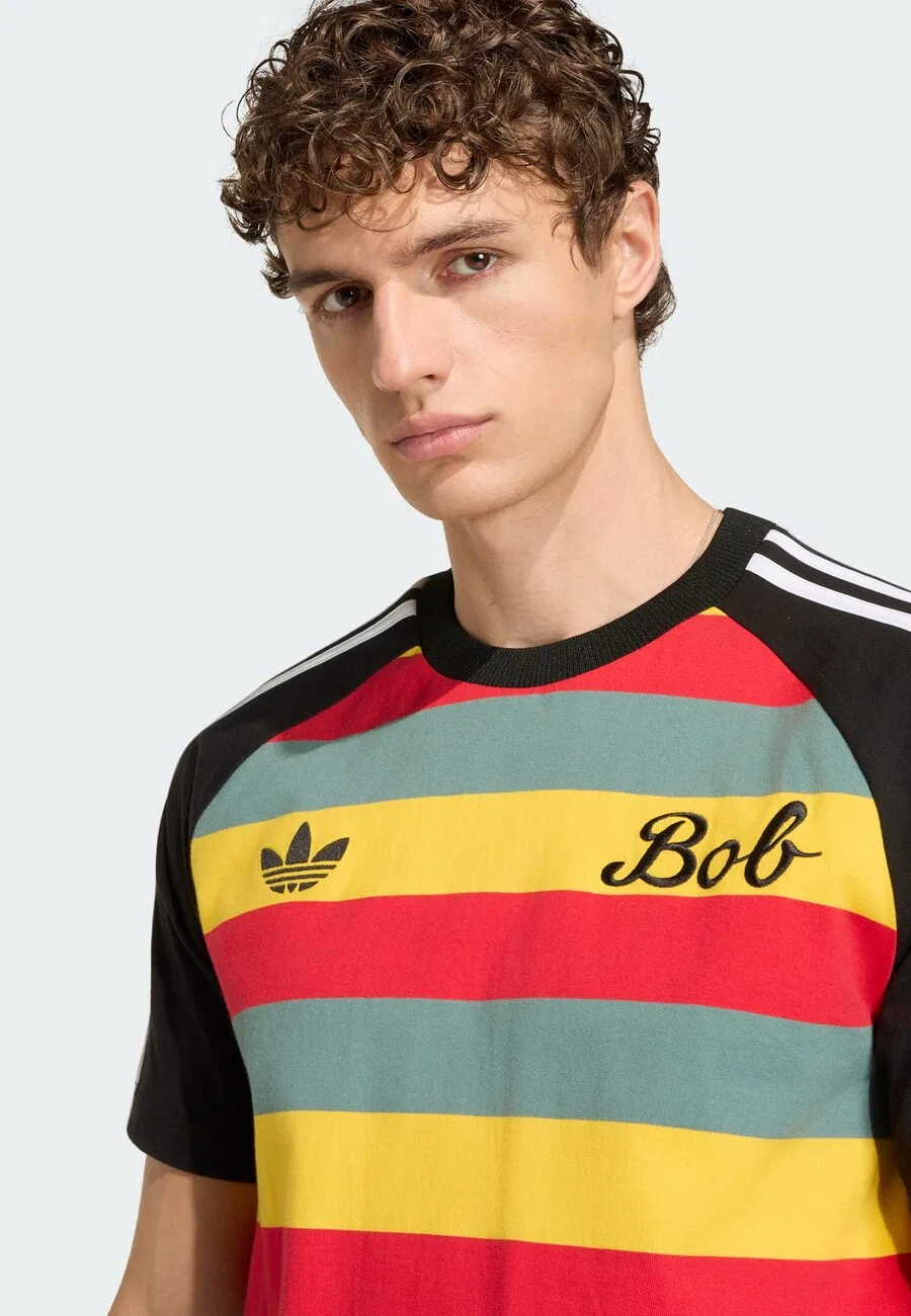 Спортивная футболка ADIDAS PERFORMANCE Performance Shirt 'Bob Marley' в разноцветном исполнении — фото 3
