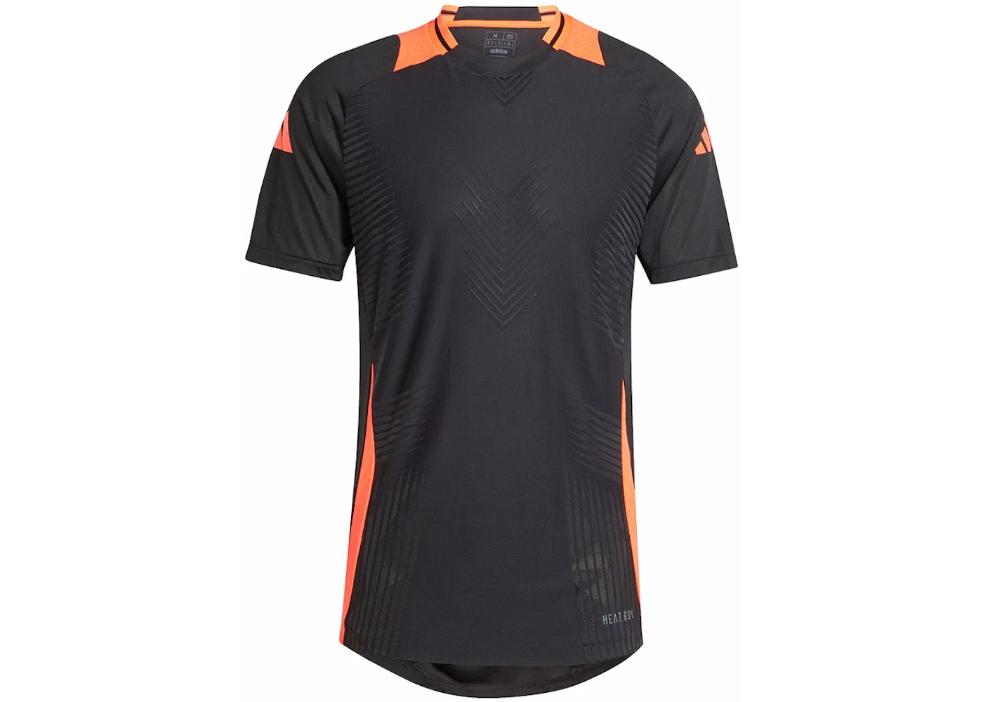 Мужская тренировочная футболка с длинным рукавом Jersey Adidas, Black App Solar Red