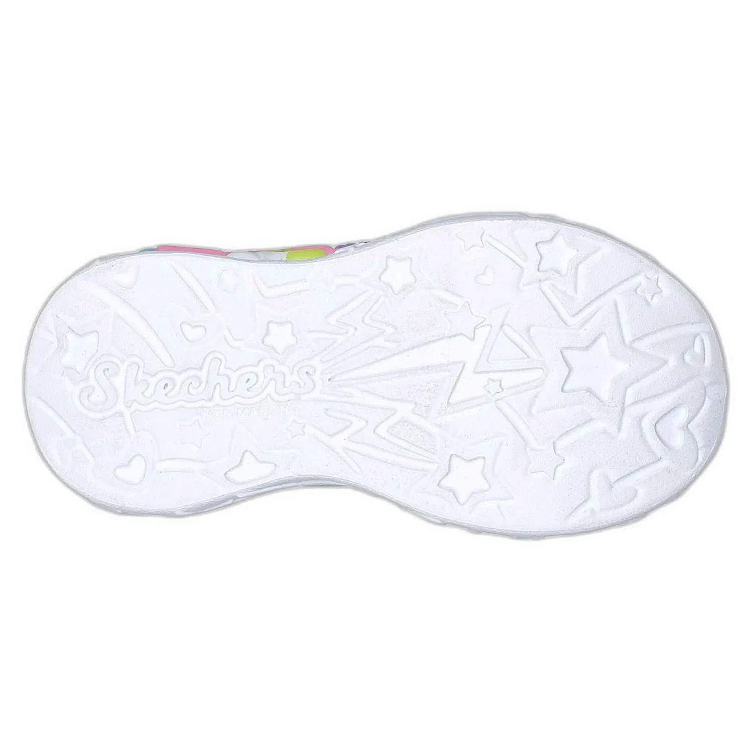 Детские кроссовки для девочек Skechers 302681N-PRMT, Цвет Bunt — фото 4