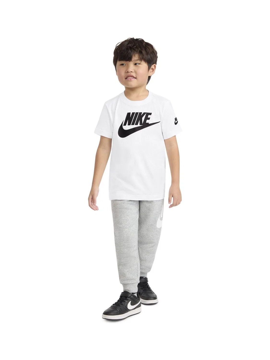 Футболка с абстрактным принтом Futura Nike, белый