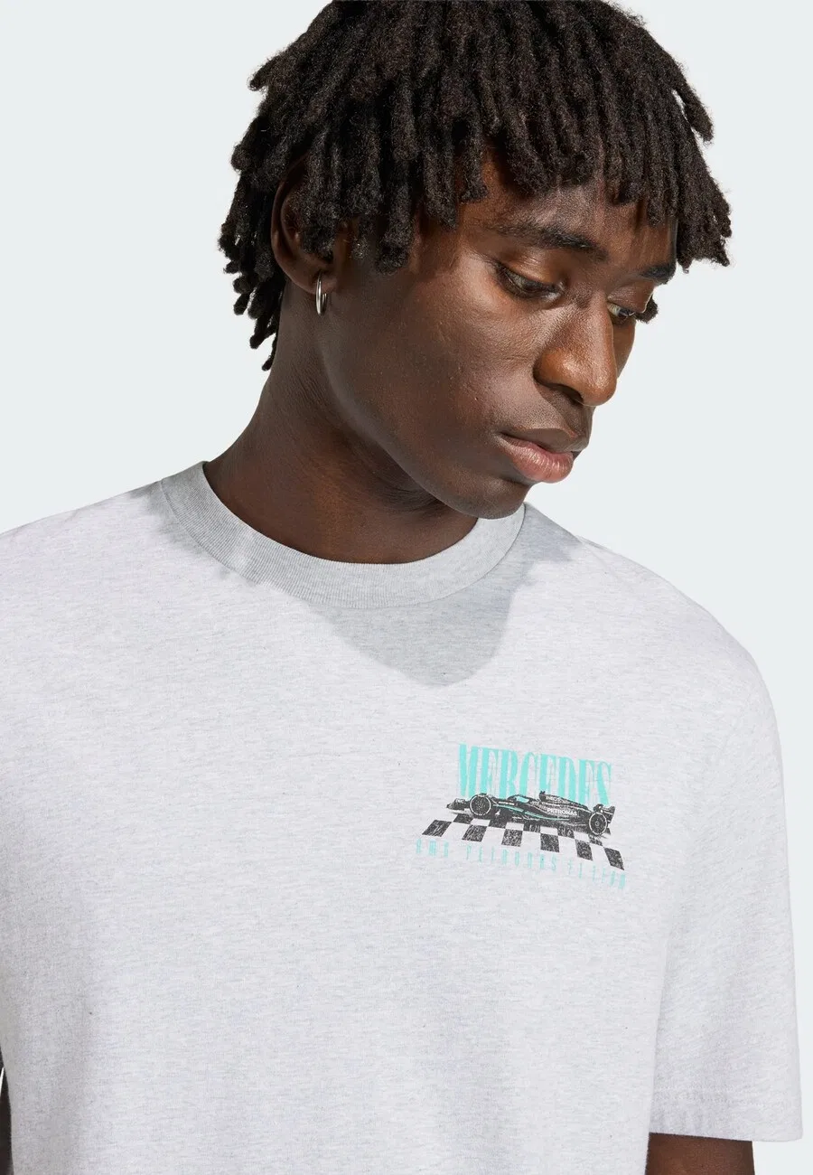 Спортивная футболка ADIDAS PERFORMANCE Performance Shirt светло-серого цвета — фото 3