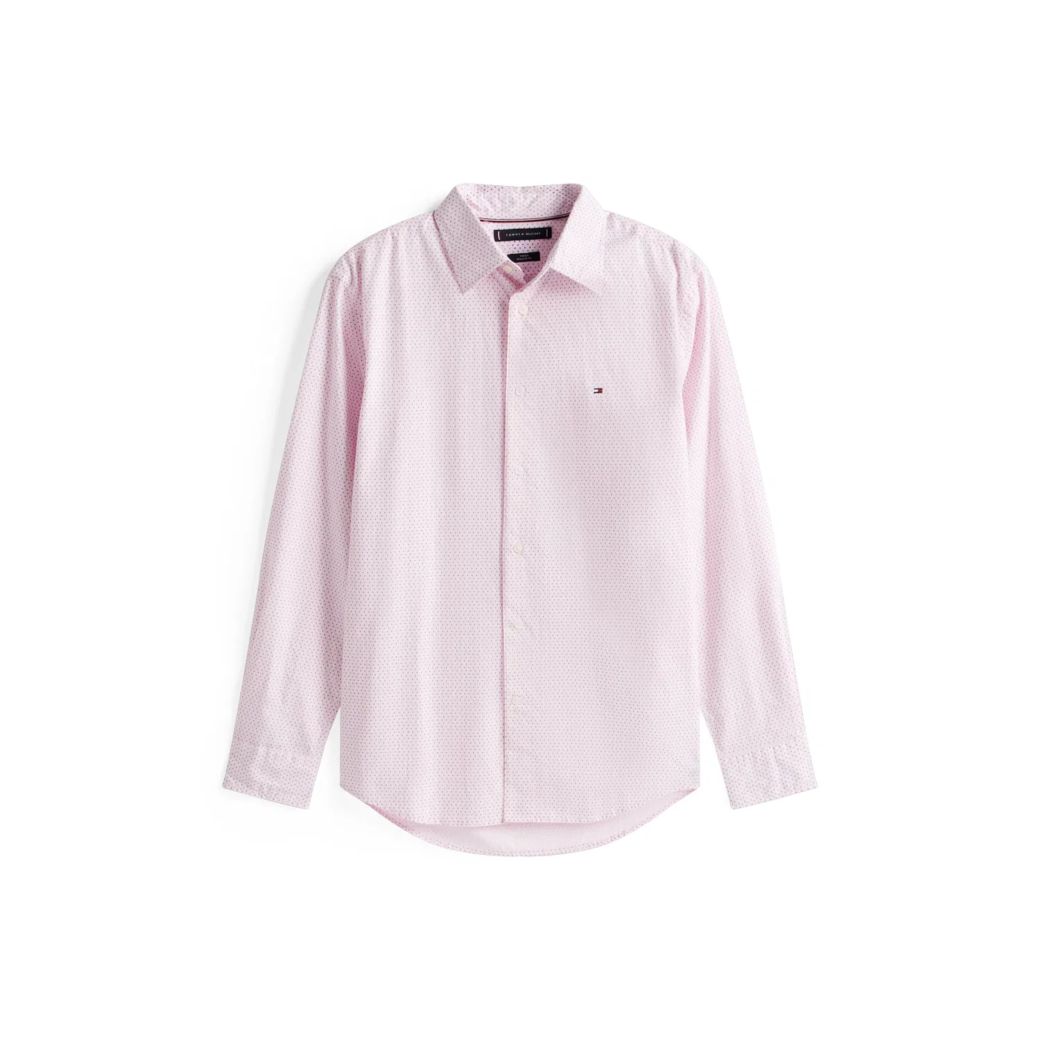 Мужская рубашка с принтом Tommy Hilfiger, Pink Lily — фото 3
