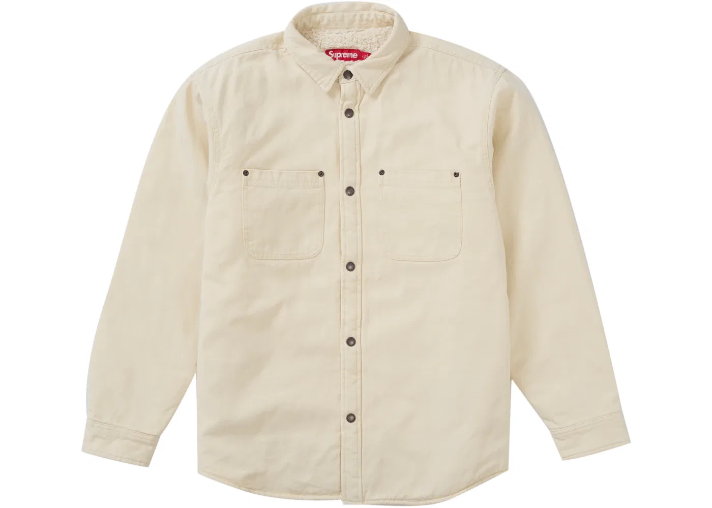 Мужская рубашка с подкладкой из искусственного меха Supreme Shirt, Natural