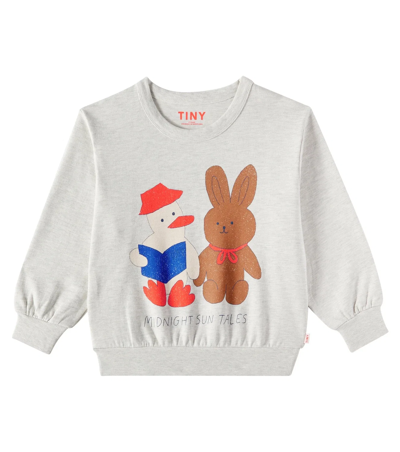Топ хлопковый Tinycottons, Cream Heather