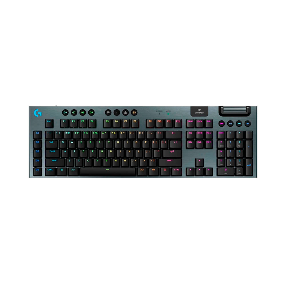 

Игровая клавиатура Logitech G915 X Lightspeed, Linear, беспроводная, чёрный
