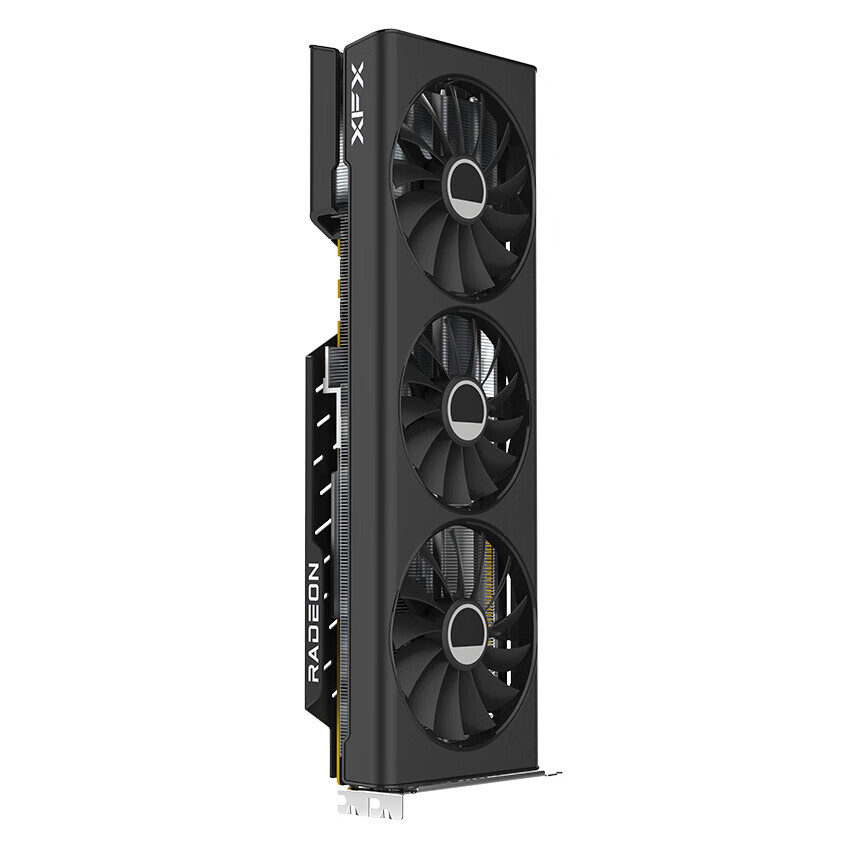 

Видеокарта XFX Radeon RX 7700 XT QICK Black Wolf, 12Гб, черный