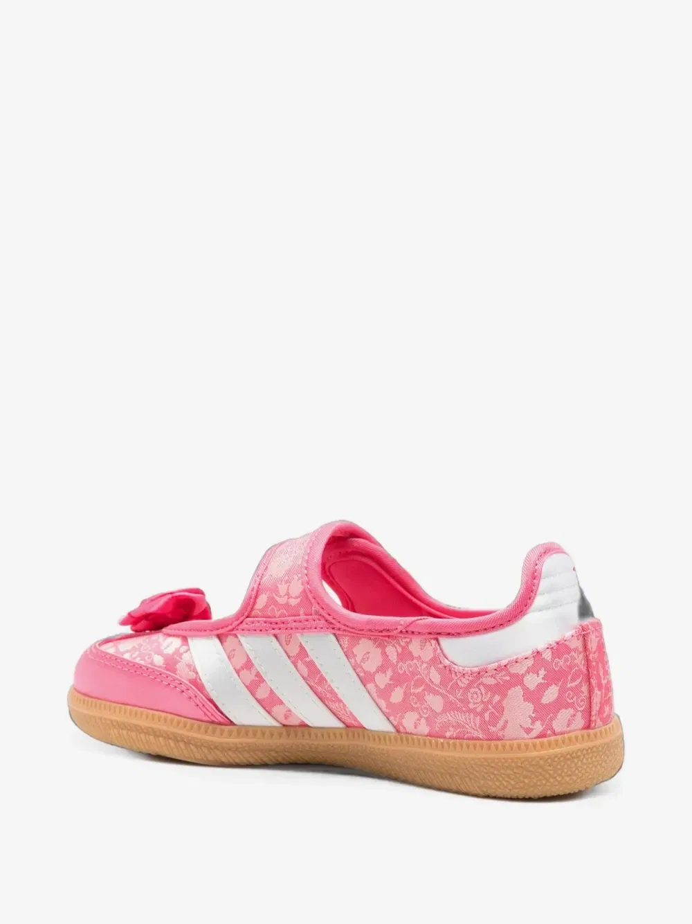 Балетки Samba Jane C на липучке adidas Kids, розовый — фото 2