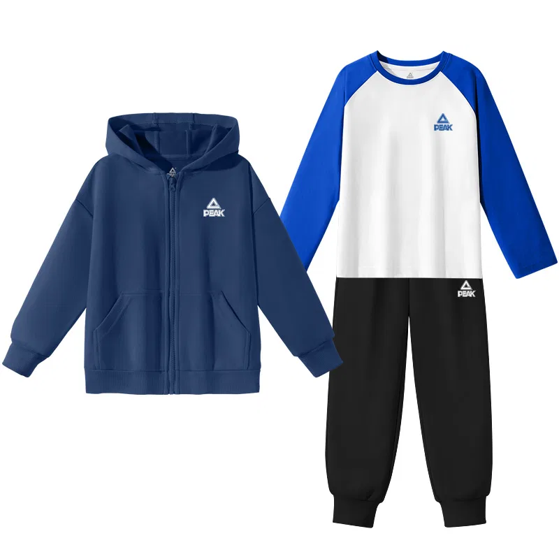 Детский спортивный костюм с капюшоном PEAK Navy Blue