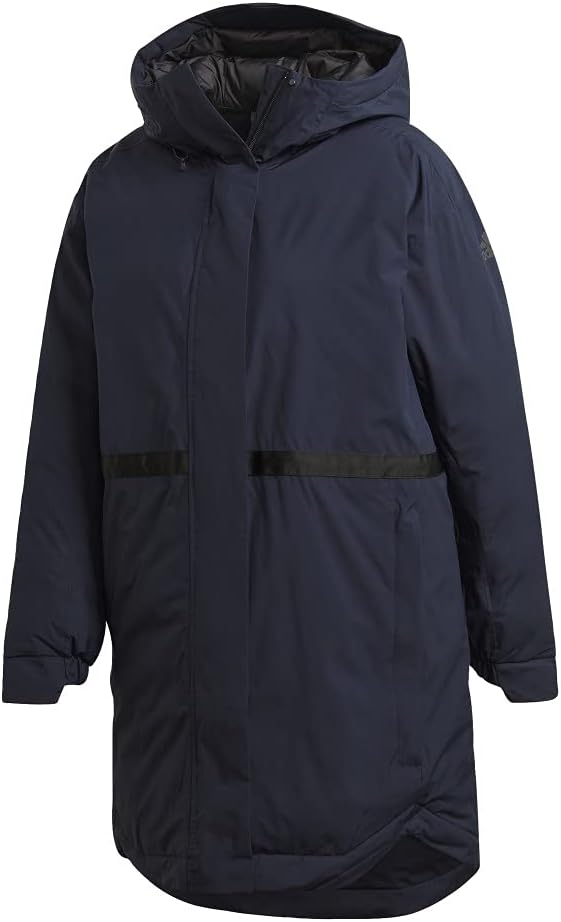 

Женская городская куртка Adidas для дождливой погоды, темно-синий