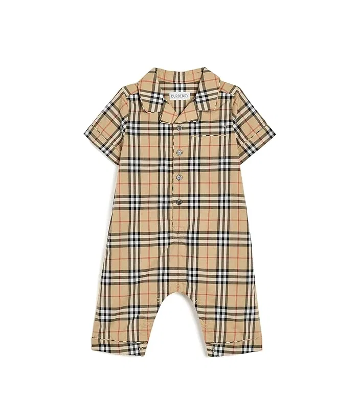 Комбинезон новорожденного Andreas Burberry Kids, Sand IP Check
