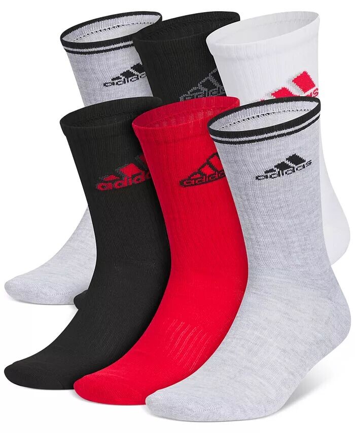 

Мужской Микс 2.0 6-шт. Спортивные мягкие носки для экипажа adidas, серый