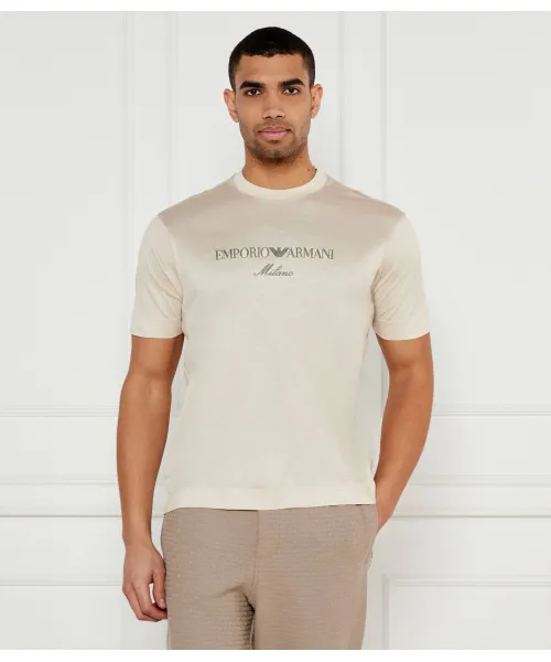 

Футболка Regular fit Emporio Armani, бежевый