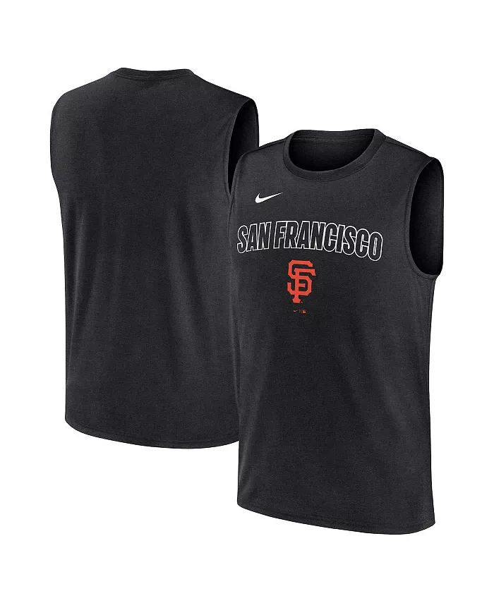 

Мужская черная майка-топ San Francisco Giants Knockout Performance Muscle Nike