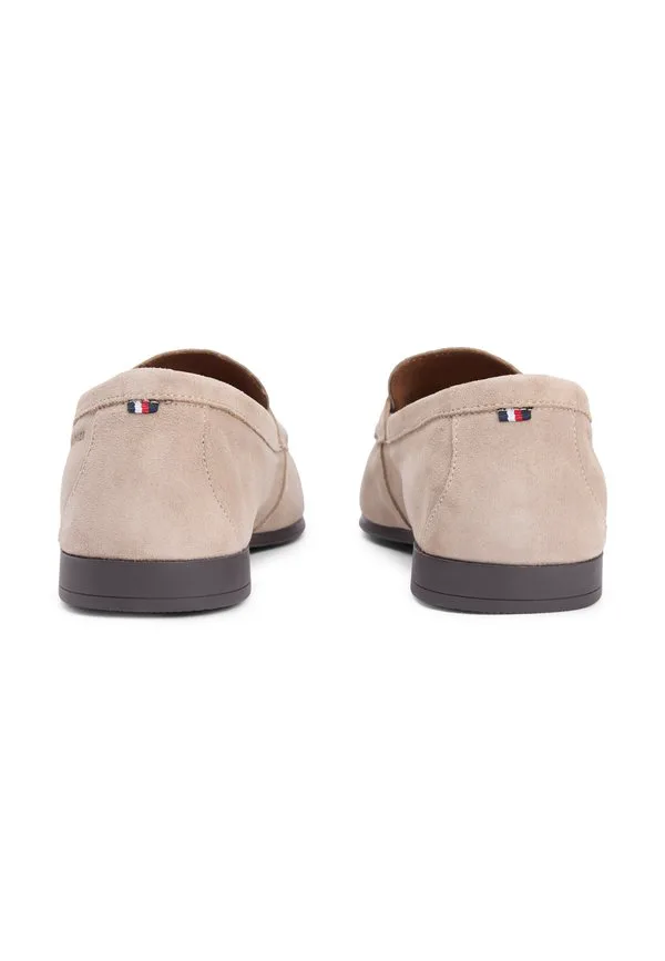 Замшевые гибкие лоферы без шнурков Tommy Hilfiger, Coastal Taupe — фото 3