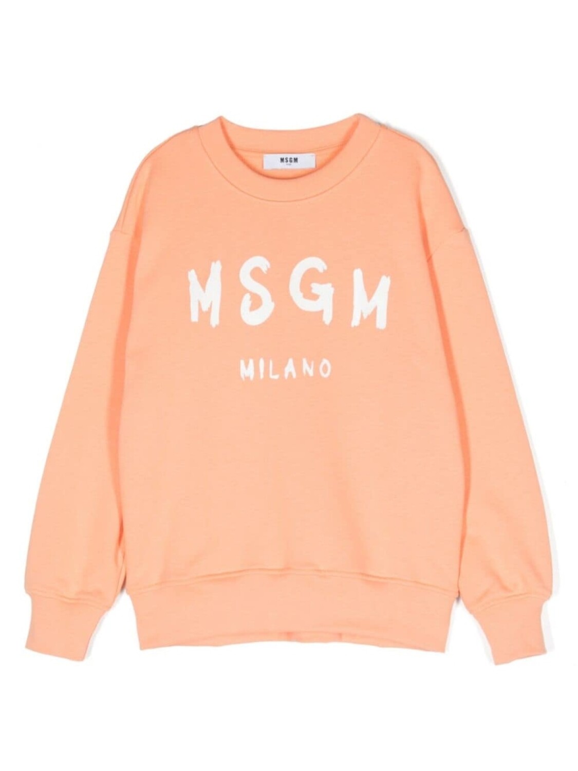 

MSGM Kids толстовка с логотипом, оранжевый