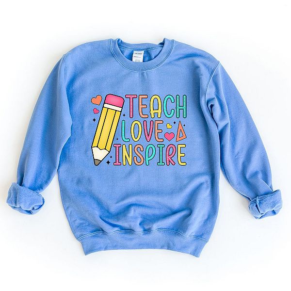 

Свитшот Teach love inspire Simply Sage Market, Зеленый, Свитшот Teach love inspire Simply Sage Market