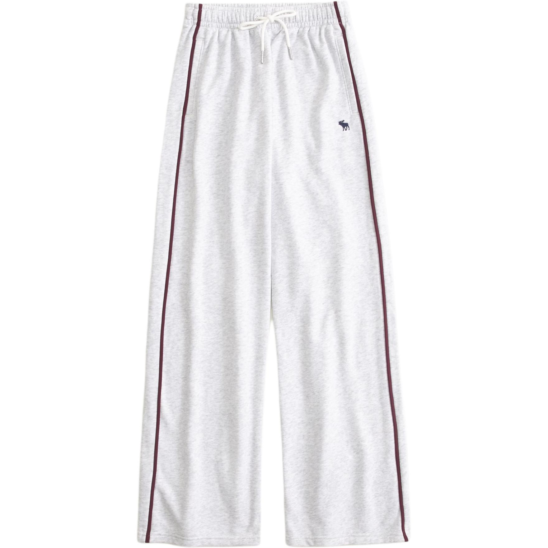 

Вязаные спортивные штаны Women's Abercrombie＆Fitch, светло-серый