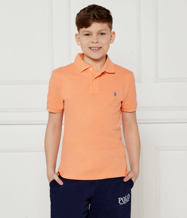 

Рубашка поло Slim fit Polo Ralph Lauren, оранжевый