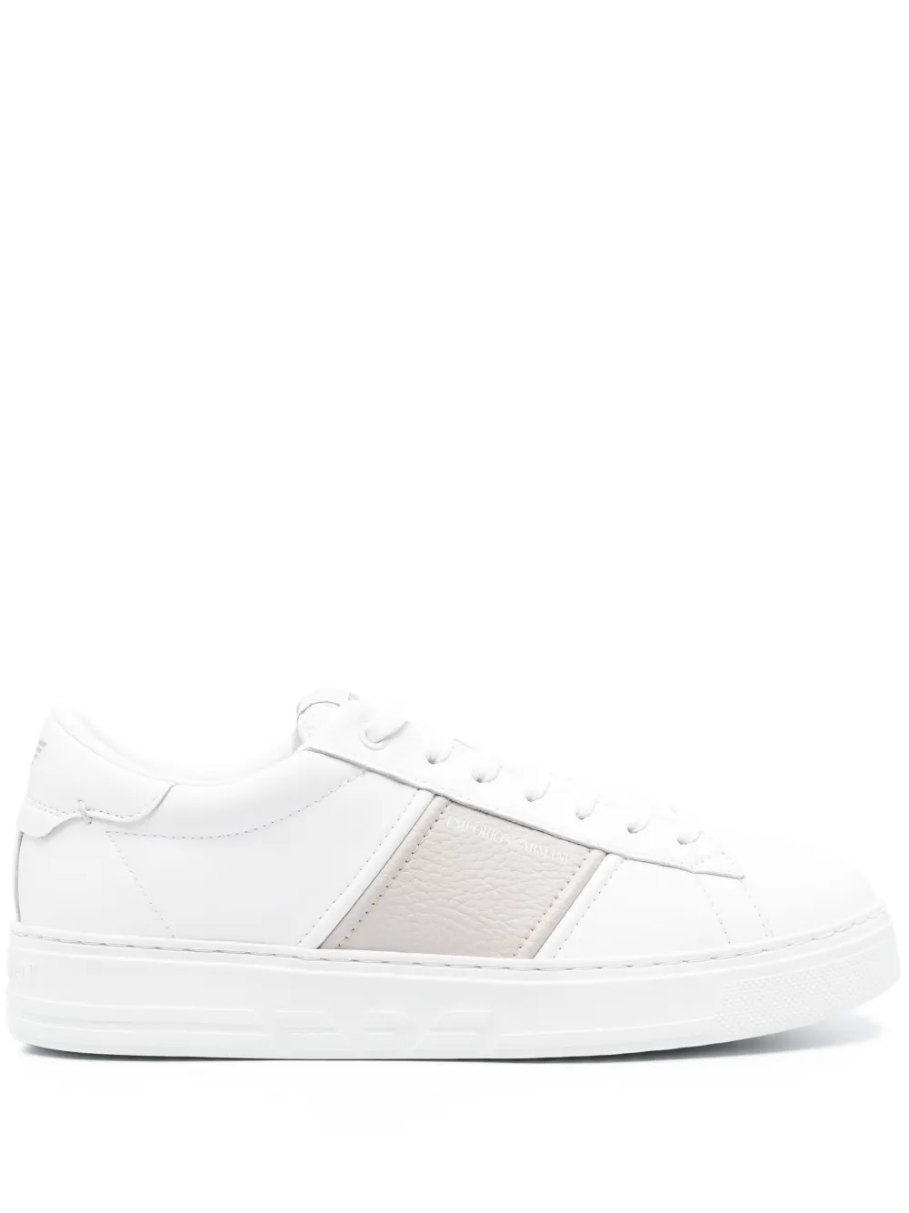 

Кроссовки с полосками EMPORIO ARMANI, белый