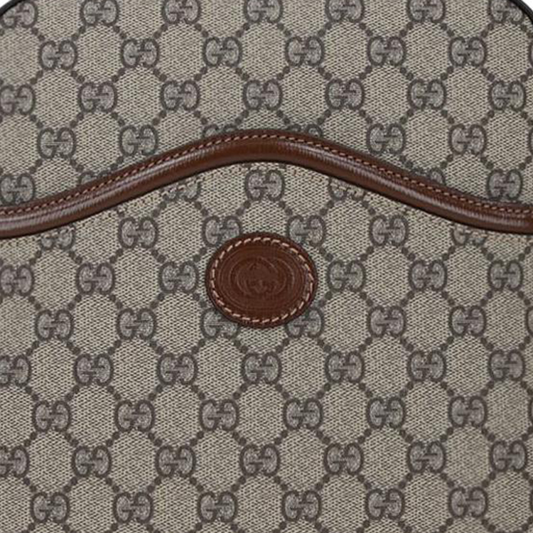 Покрытый тканью кожаный мессенджер, кроссбоди, плечевая сумка мужская GUCCI — фото 4