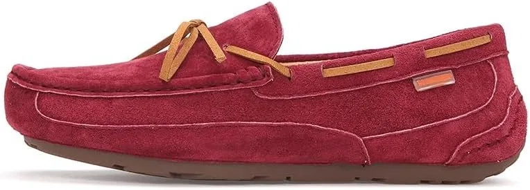 Лоферы мужские Round Toe PU Leather Red PUGHGAETZF — фото 3