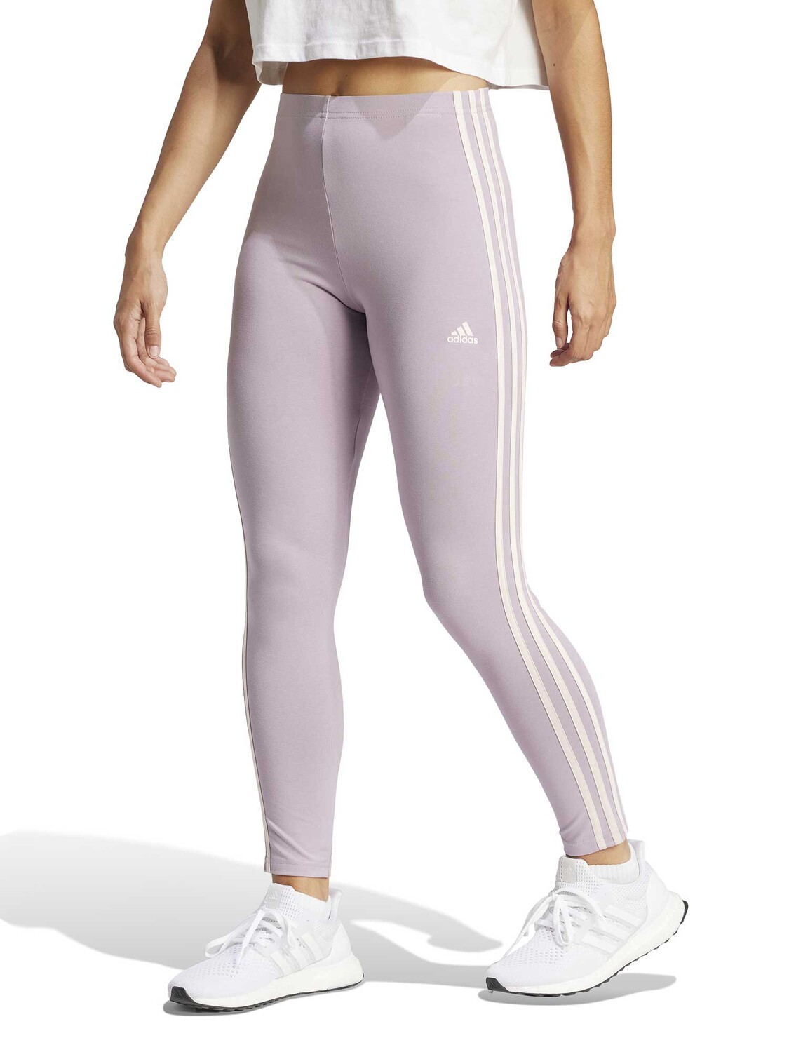 

Тайтсы Adidas Sportswear Essentials 3-Stripes, розовый
