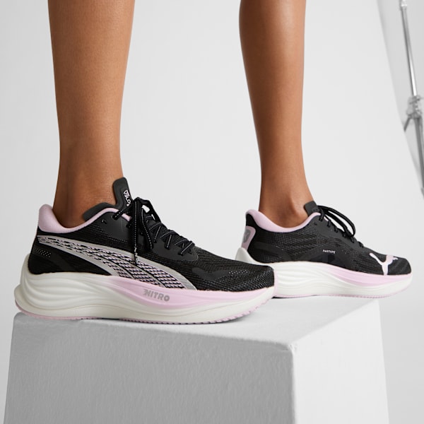 Женские кроссовки для бега по шоссе Velocity Nitro 3 Puma, черный — фото 2