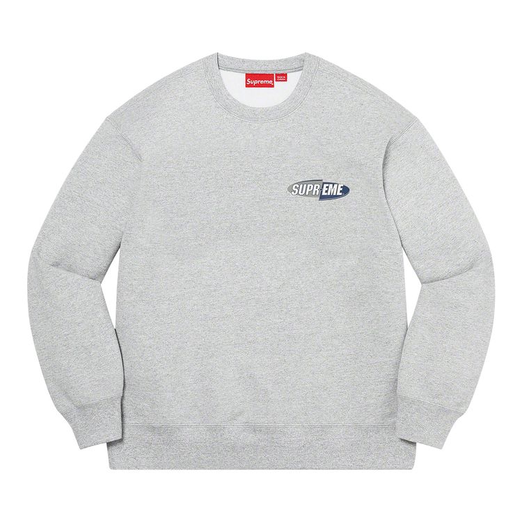 

Толстовка Supreme 212 Crewneck Heather Grey, серый