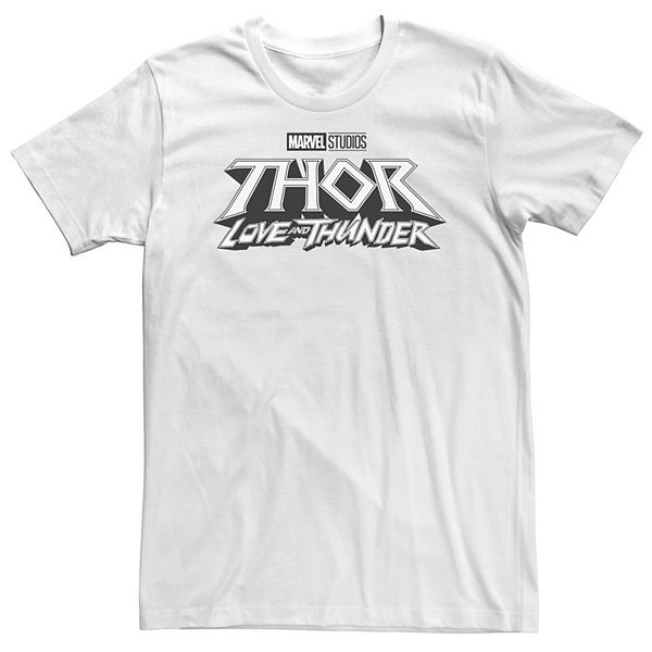 

Футболка Thor Love and Thunder Big & Tall с базовым логотипом Marvel