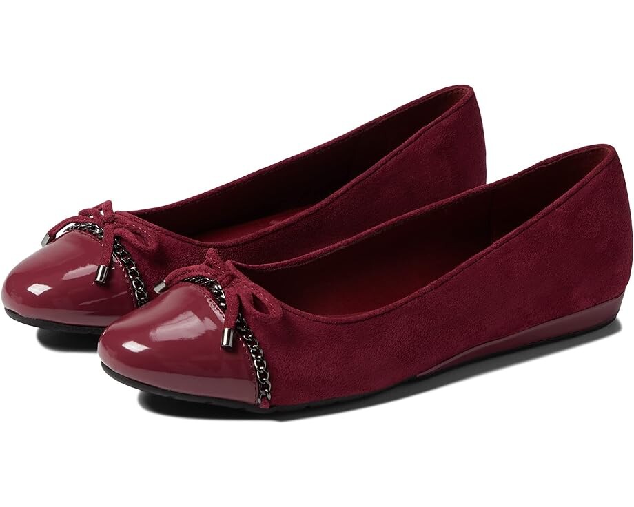 

Балетки Anne Klein Guilia, цвет Wine Fabric