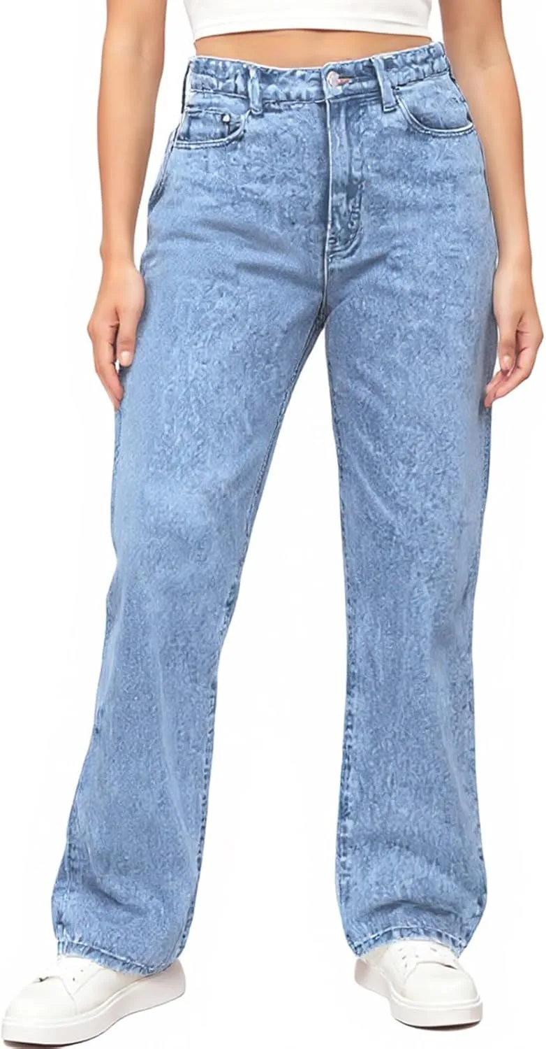 

Женские джинсы Wide Leg Boyfriend с высокой посадкой