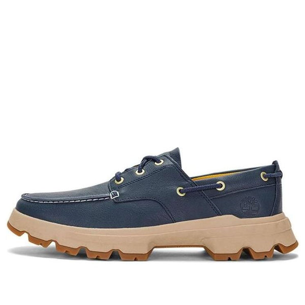 

Кроссовки greenstride originals ultra leather boat shoes 'blue' Timberland, синий