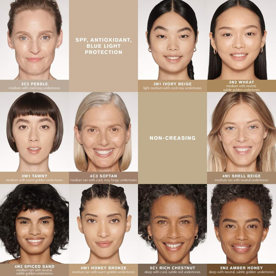 Тональный крем-сыворотка Futurist Skin Tint Serum Foundation SPF 20 с глицерином Estée Lauder, 1 oz, 5C1 Rich Chestnut — фото 4