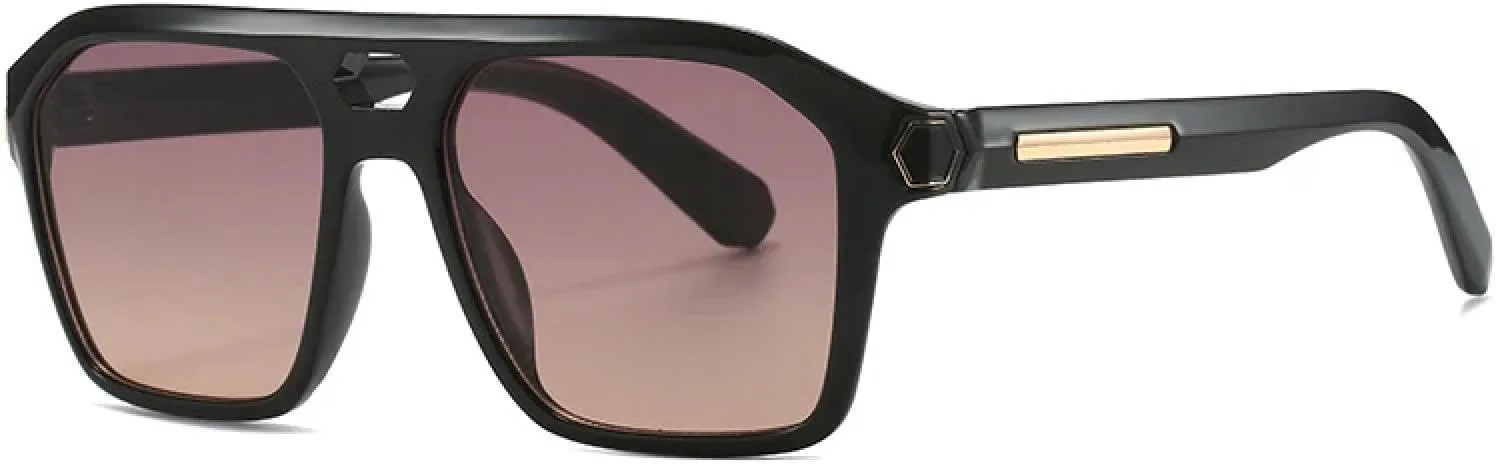 

Модные солнцезащитные очки в крупной прямоугольной оправе для женщин и мужчин, увеличенного размера, с защитой от УФ-излучения UV400 TVTBBVV, C2blackpink